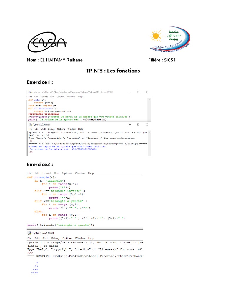 TP N3 Python | PDF | Technologie et ingénierie