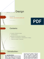 Machine Design: Presented by