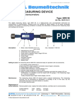 Rod Extensometer - Digital Measuring Device