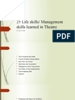 25 Life Skills Learned in Theatre