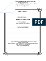 Proposal Kube Sejahtera Sidoharjo