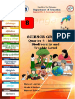 Science Grade 8: Quarter 4 - Module 6 Biodiversity and Trophic Level