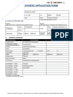 EMAF - Employment Application Form