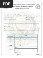 IS Security 7th Exam