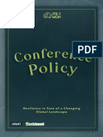 Conference Policy