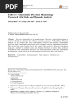 Kim Et Al. - 2016 - Software Vulnerability Detection Methodology Combined With Static and Dynamic Analysis