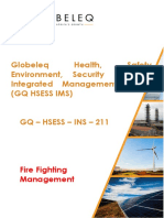 27 GQ - HSESS - INS - 211 - Fire Fighting Management V2