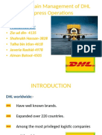 Supply Chain Management of DHL Express Operations: Presented by