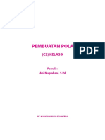 Pdfcoffee.com Pembuatan Pola c2 Kelas x PDF Free