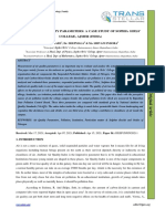 Ambient Air Quality Parameters: A Case Study of Sophia Girls' College, Ajmer (India)