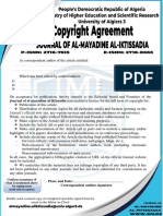 Copy Right Agreement Paper DZ