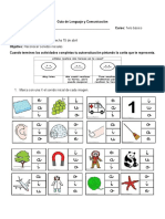 Guía de Lenguaje y Comunicación 15 de Abril