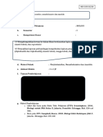 Identitas: A. Nama Mata Pelajaran B. Semester C. Kompetensi Dasar