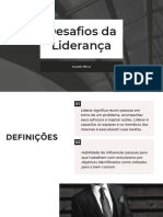 Treinamento - Os desafios da liderança