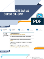 Cómo Ingresar Al Curso CIL-SCI PDF