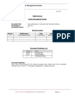 QSP 04 Non Conformance Corrective and Preventive Action