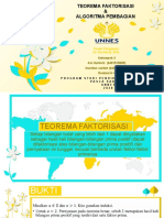 Kelompok 4 - Teorema Faktorisasi Dan Algoritma Pembagian