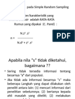 Menghitung Sampel pada Simple Random Sampling (40