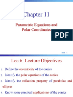 Polar Equations and Applications of Conic Sections