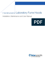 Fisherbrand Laboratory Fume Hoods: Installation, Maintenance and User Manual