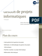 Cours Gestion Projet Cadre général - GI4 VE