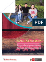 A MODULO EDUCATIVO Desarrollando Capacidades para La Promoción de Una Slaud Sexual 08-11-2019