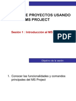 Sesion 1 MS Project