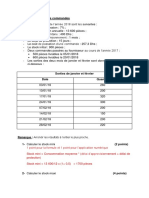 Corrigé Examen 2018 Fiche de Stock Mini-Maxi