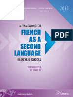 Ontario Framework for French as a Second Language