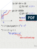 F (N) 10n - 43n + N - 100 F (N) (N) G (N) 2n + 1000000n G (N) (N) The of G (N) Is N (Rate of Growth)