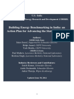 Building Energy Benchmarking in India: An Action Plan For Advancing The State-of-the-Art