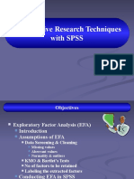 SPSS EFA Techniques for Quantitative Research