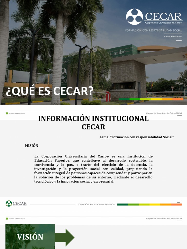 CECAR: Educación Integral y Social | PDF | La naturaleza humana | Science
