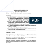 Evaluacion 2 Hidrologia Ambiental 2021-1