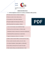 Ejercicios de Gramática y Ortografía Alumno Jonathan Trejo