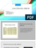 Propagación Del Error