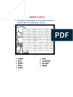 Adán y Eva - Primer Grado