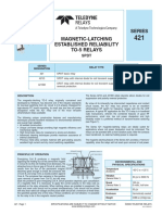 Series Magnetic-Latching Established Reliability To-5 Relays