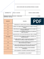 Lista de Verificación Compras