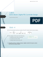 Ball & Beam: Digital PID Controller Design: Eng Mohamed Doba