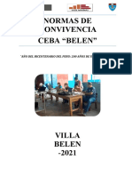 Normas de convivencia CEBA Belen en tiempos de pandemia