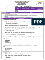 Prueba de Diagnostico para 8vo