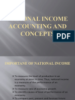National Income Accounting and Concepts