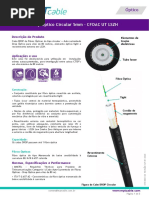 Cabo Óptico Circular 5mm CFOAC UT LSZH