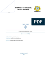 Universidad Nacional Del Centro Del Perú: (Document Subtitle)