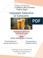 Asignación Informe Del Impuesto Selectivo Al Consumo.