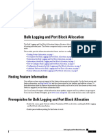 Bulk Logging and Port Block Allocation: Finding Feature Information