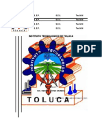 Instituto Tecnologico de Toluca: Ingenieria Electromecanica