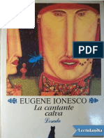 La cantante calva - Eugene Ionesco