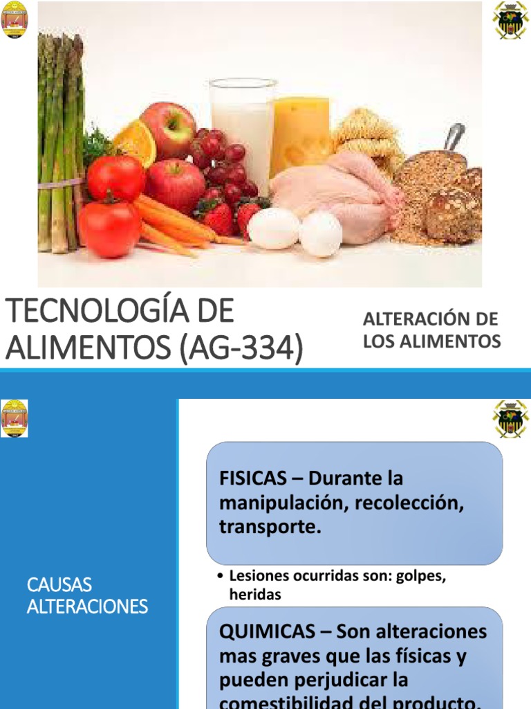 Causas de Alteración en Alimentos | PDF | Alimentos | Comida y bebida